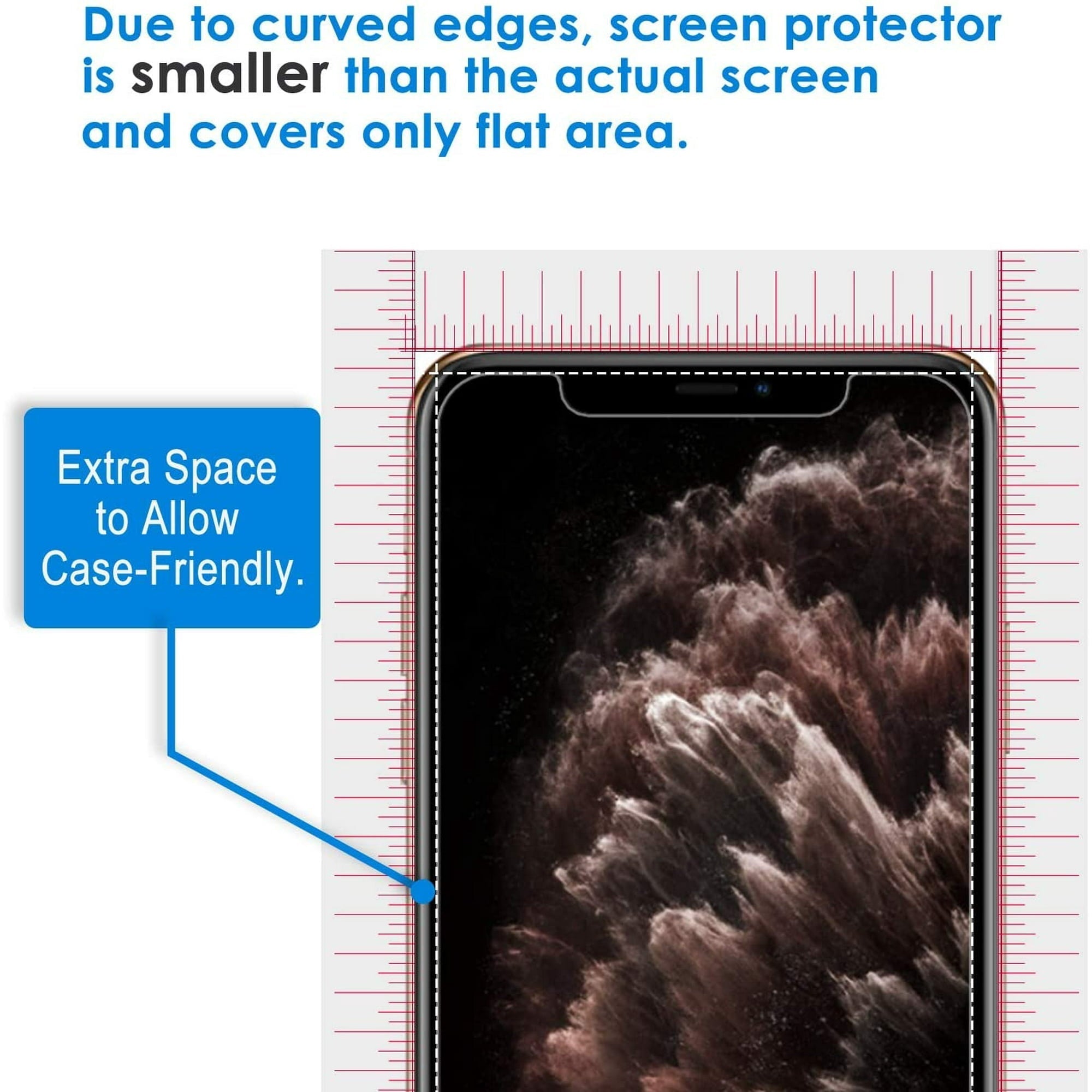 Entronix Anti-Spy Privacy Screen Protector Compatible with iPhone 15 - 3-Piece Combo