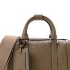 Piuma Calfskin Jumbo GG Embossed Mini Duffle Bag Good Taupe