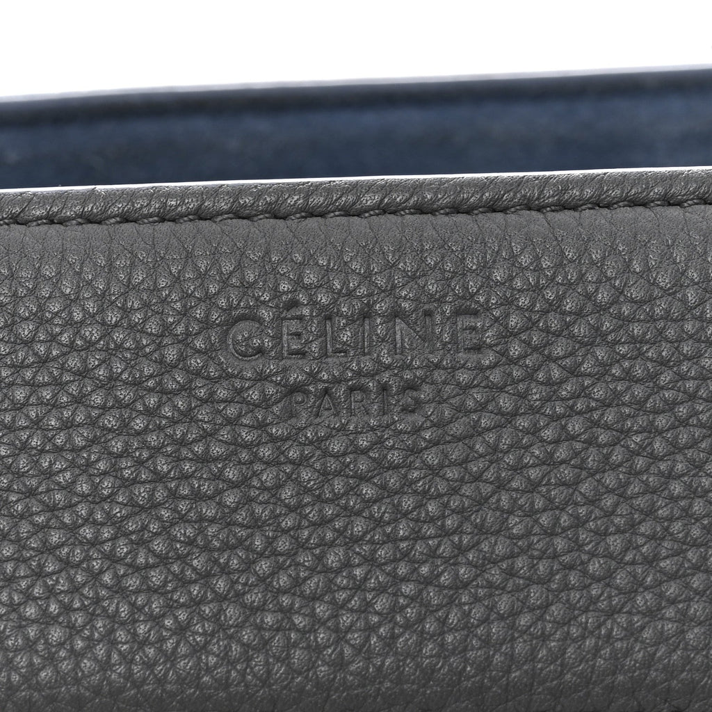 Baby Grained Calfskin Medium Phantom Luggage Kohl
