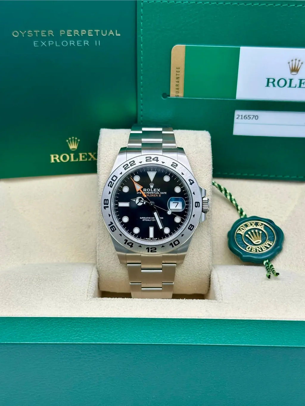 Rolex Oyster Perpetual Explorer II  -  216570 bk