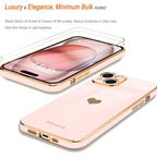 Entronix Bundle Compatible with iPhone 14 Plus - [Flexible] Glossy Heart Case & 2 Clear Screen Protectors