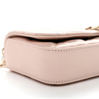 Lambskin Cannage Dior Talk Phone Pouch Rose Poudre