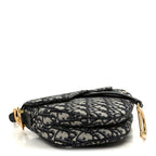 Oblique Saddle Bag Blue