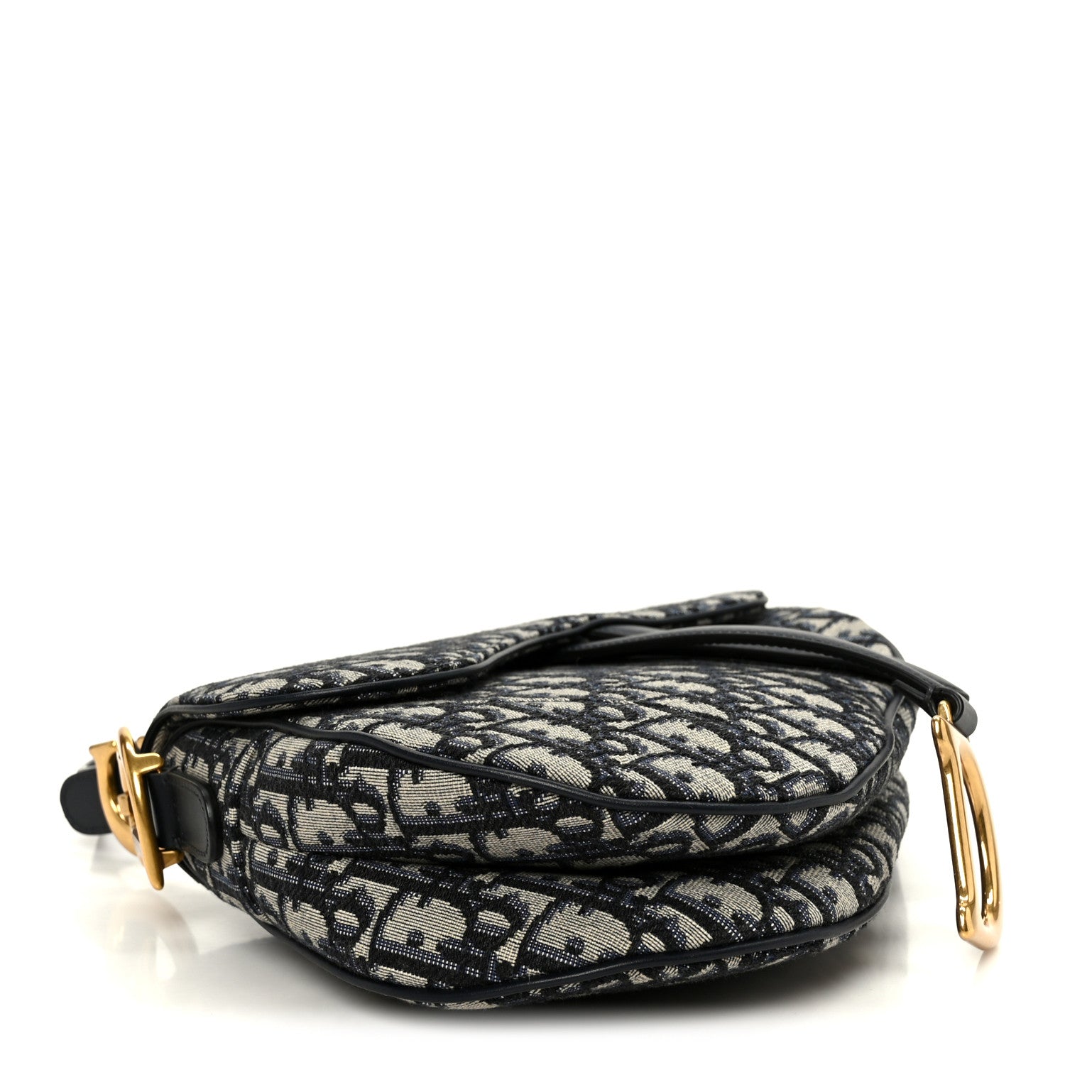 Oblique Saddle Bag Blue