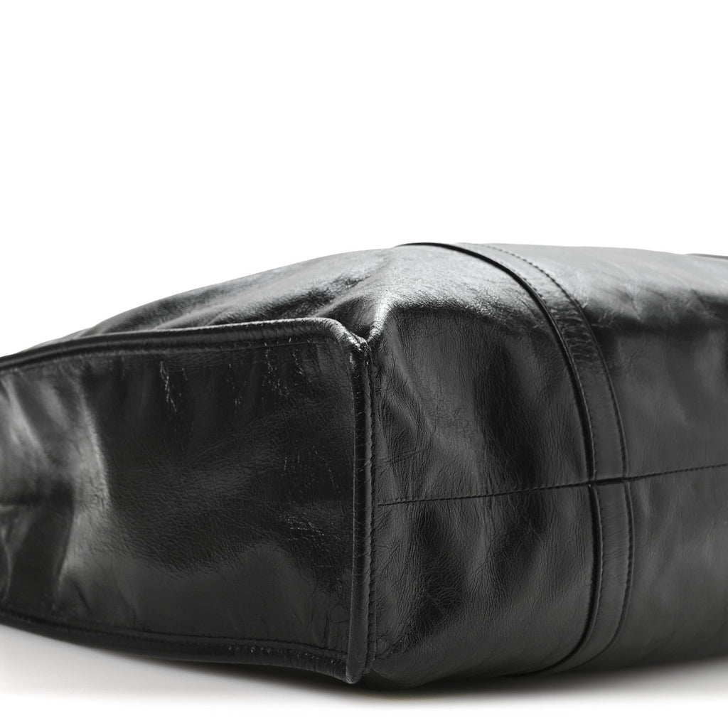 Soft Lux Large Shopping Tote Black