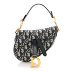 Oblique Mini Saddle Bag Blue