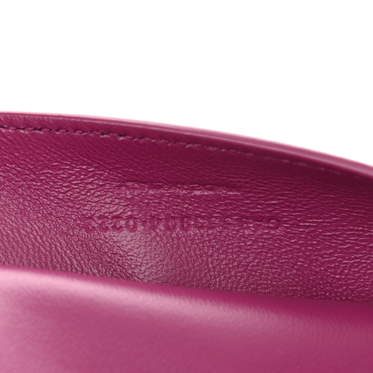 Smooth Calfskin Suede Medium Reversible Monogram Kate Satchel Rose Rubis
