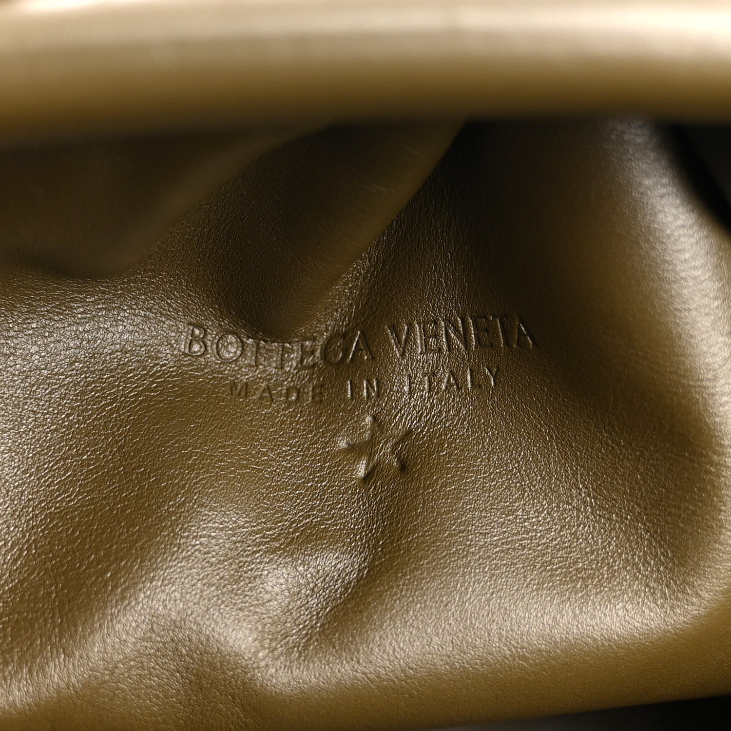 Smooth Butter Calf The Pouch Oversized Clutch Mustard