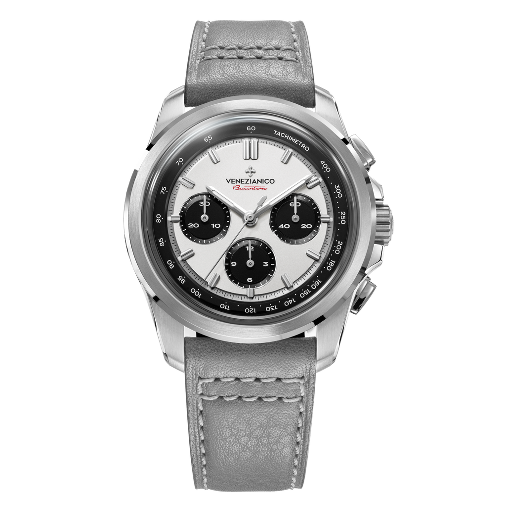 Venezianico Bucintoro 42 Men’s Chronograph Automatic White Dial Watch