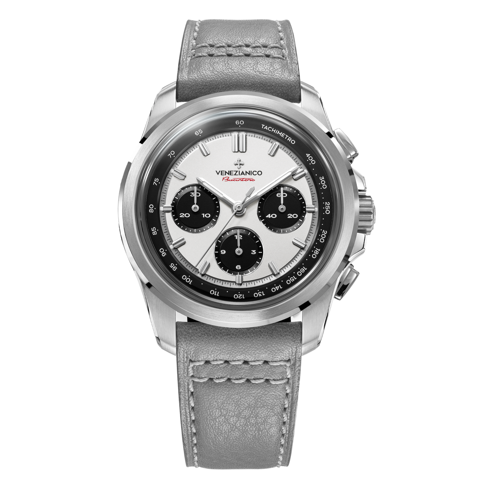 Venezianico Bucintoro 42 Men’s Chronograph Automatic White Dial Watch