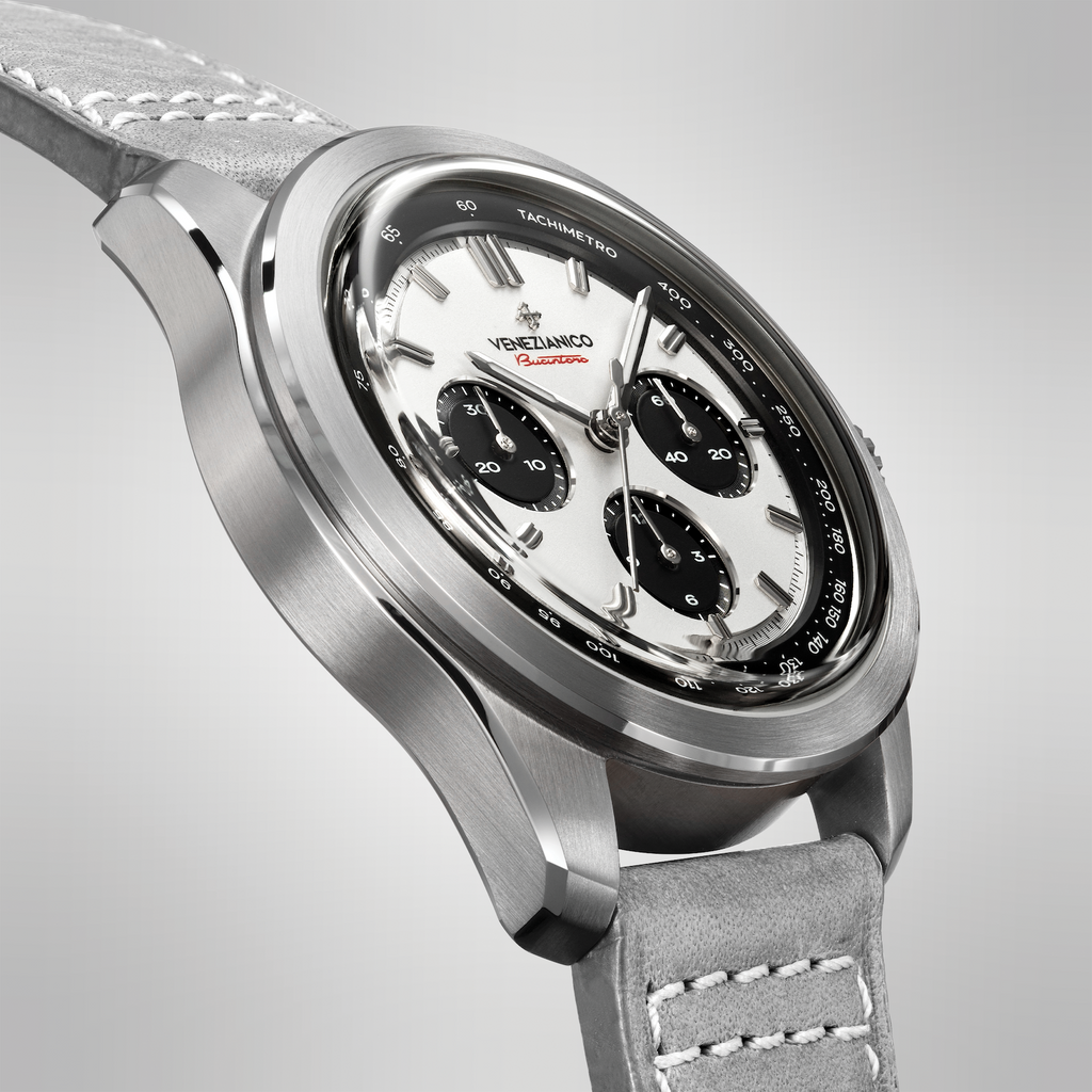 Venezianico Bucintoro 42 Men’s Chronograph Automatic White Dial Watch