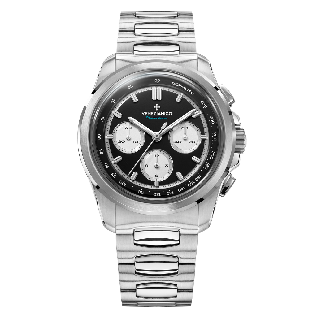 Venezianico Bucintoro 42 Men’s Chronograph Automatic Black Watch
