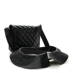 Calfskin Quilted Bolero De Chanel Flap Bag Black