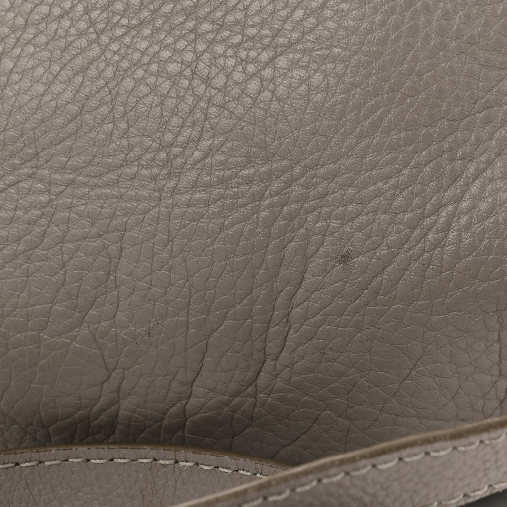 Calfskin Medium Marcie Satchel Cashmere Grey