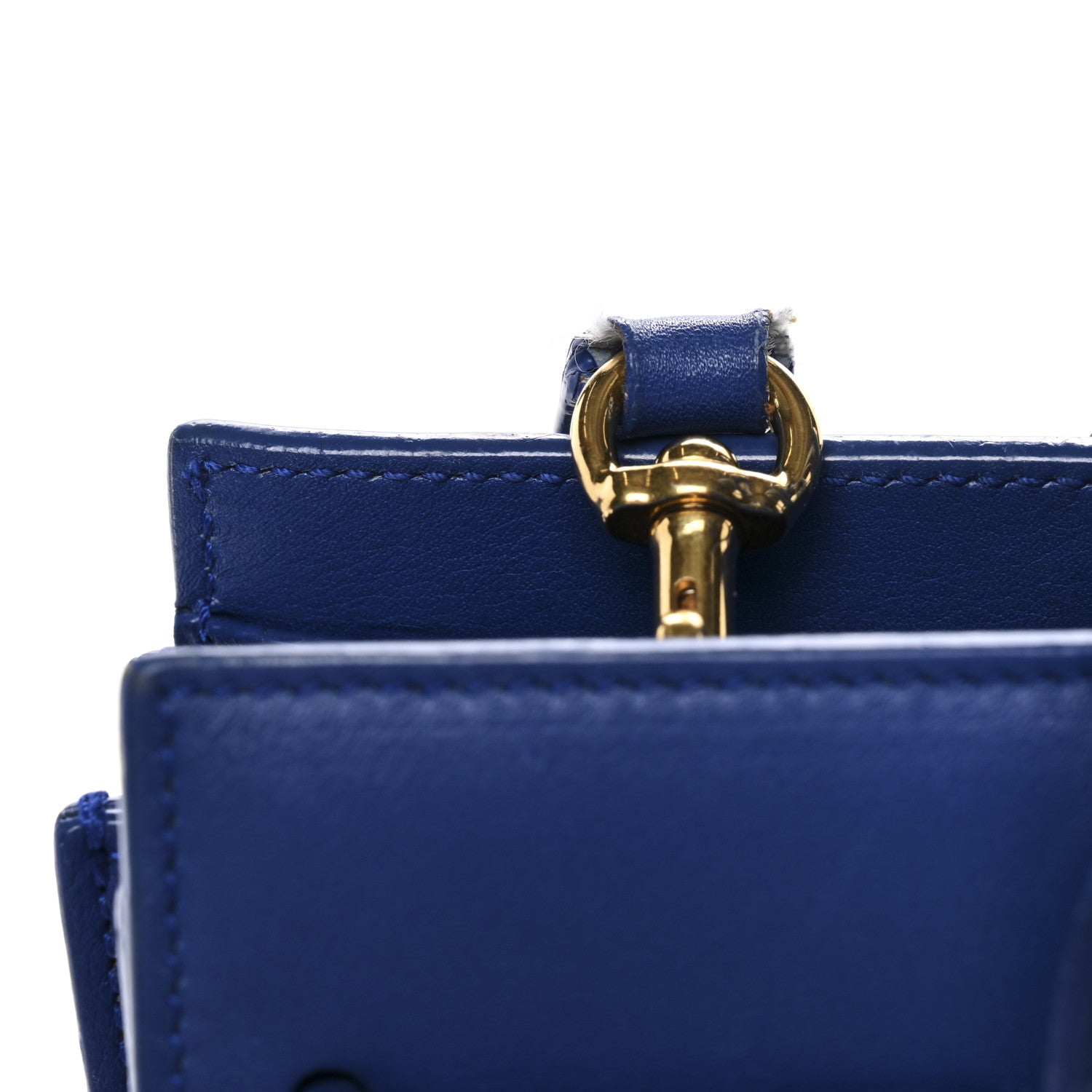 Calfskin Nano Sac De Jour Royal Blue