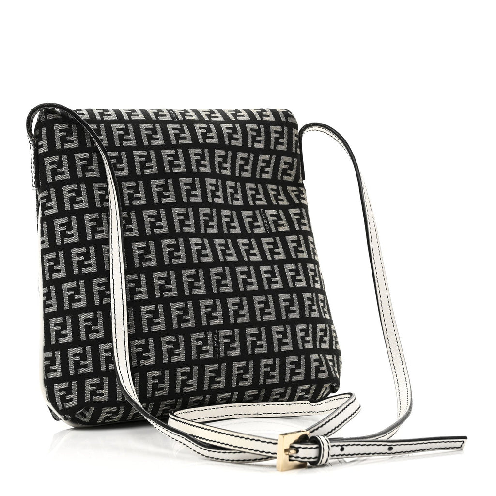 Zucchino Tube Messenger Bag Black White