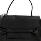 Grained Calfskin Nano Belt Bag Black