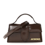 Glazed Calfskin Le Grand Bambino Midnight Brown