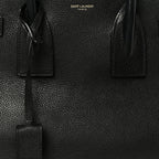 Grained Calfskin Small Supple Sac De Jour Black