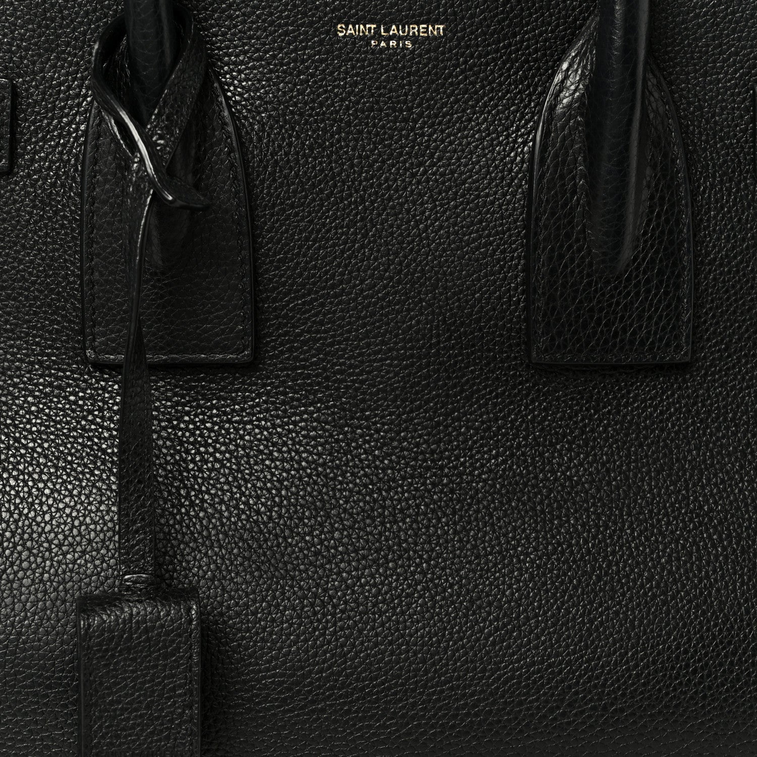 Grained Calfskin Small Supple Sac De Jour Black