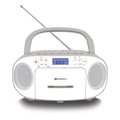 Portable CD/Cassette Boombox with AM/FM Radio