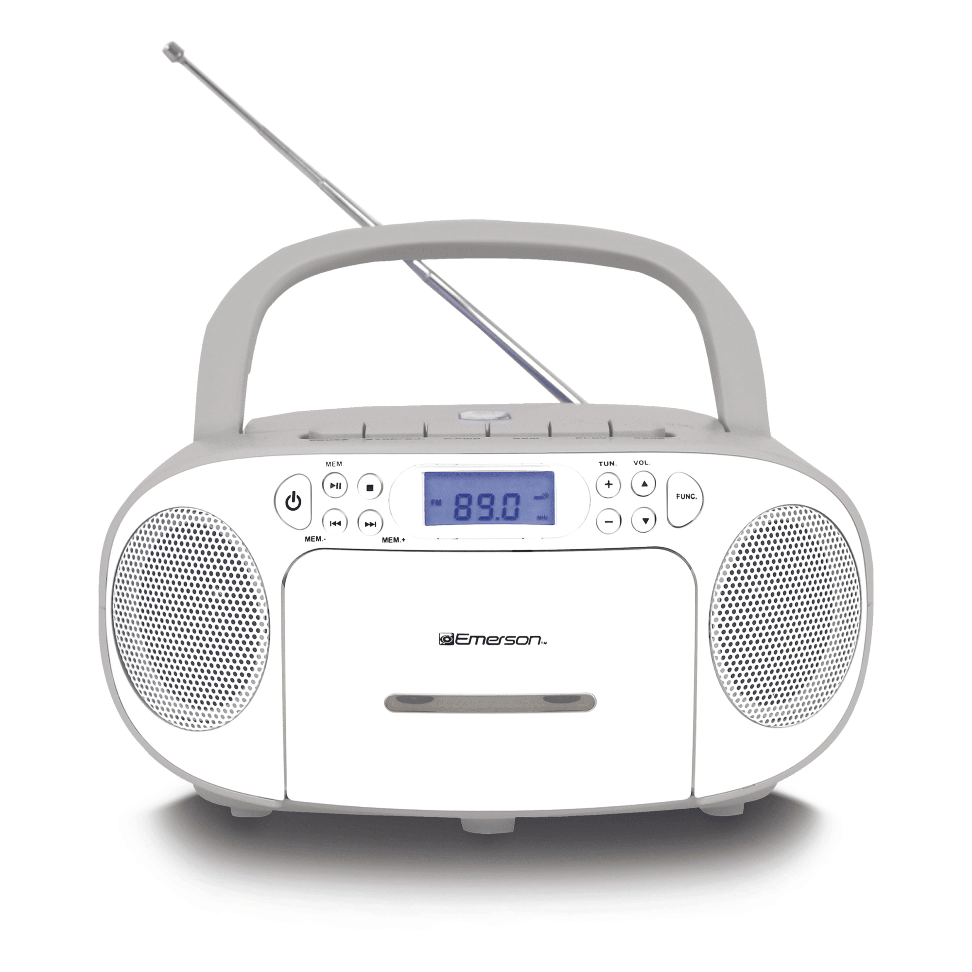 Portable CD/Cassette Boombox with AM/FM Radio
