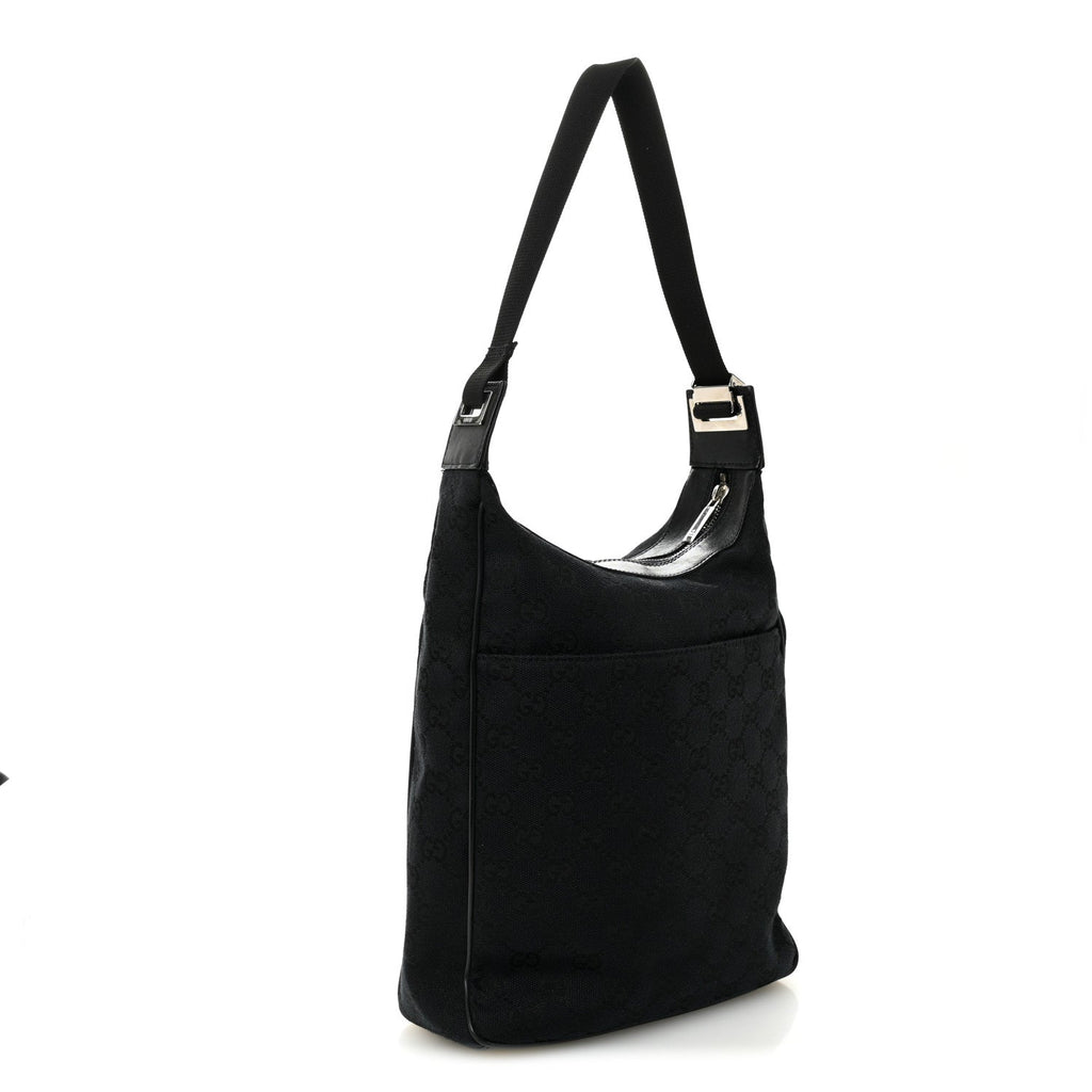 Monogram Hobo Black