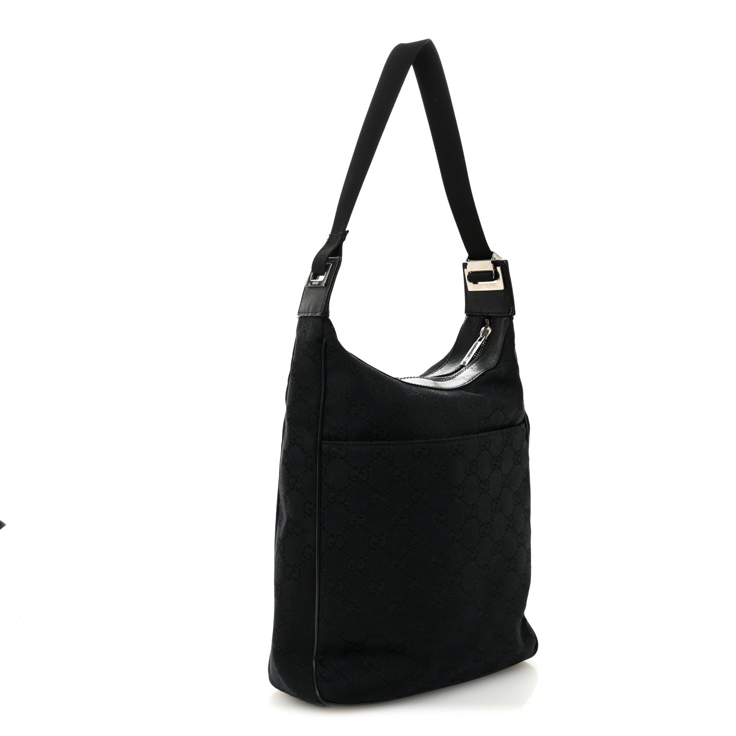 Monogram Hobo Black