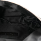 Lambskin Quilted Banane Waist Bag Fanny Pack Black