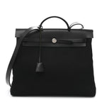 Military Toile Vache Hunter Herbag Messenger 39 Black