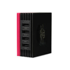 Reiko 4 Amp Four Ports Portable Travel Station Charger In Hot Pink