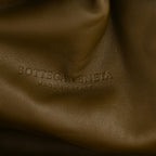 Smooth Butter Calf The Pouch Oversized Clutch Kaki Fondent