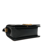 Caviar Quilted Small Boy Flap Black