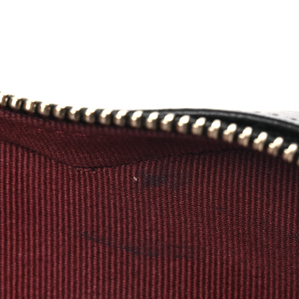 Lambskin Quilted CC In Love Heart Clutch With Chain Black