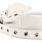 Agneau Arena Le Cagole Shoulder Bag XS Optic White