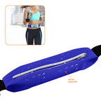 Reiko Running Sport Belt For Iphone 7 Plus/ 6S Plus Or 5.5 Inches Device With Two Pockets And Led In Blue (5.5X5.5 Inches)