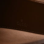 GG Supreme Monogram Azalea Calfskin Web Mini Jackie 1961 Hobo Beige Ebony Brown Sugar