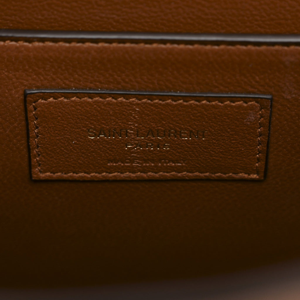 Smooth Calfskin Manhattan Shoulder Bag Brick