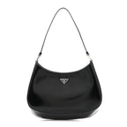 Spazzolato Cleo Shoulder Bag Black