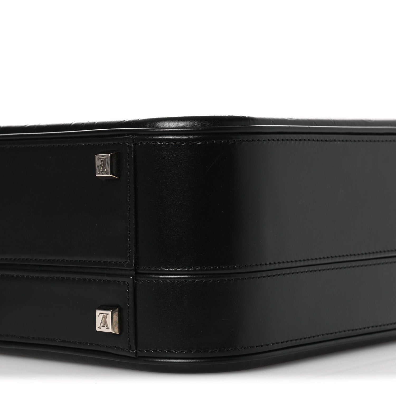 Monogram Glace Valisette MM Black