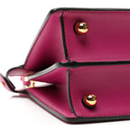 Shiny Nappa Petite Peekaboo I SEE U Satchel Ciclamino Pilar