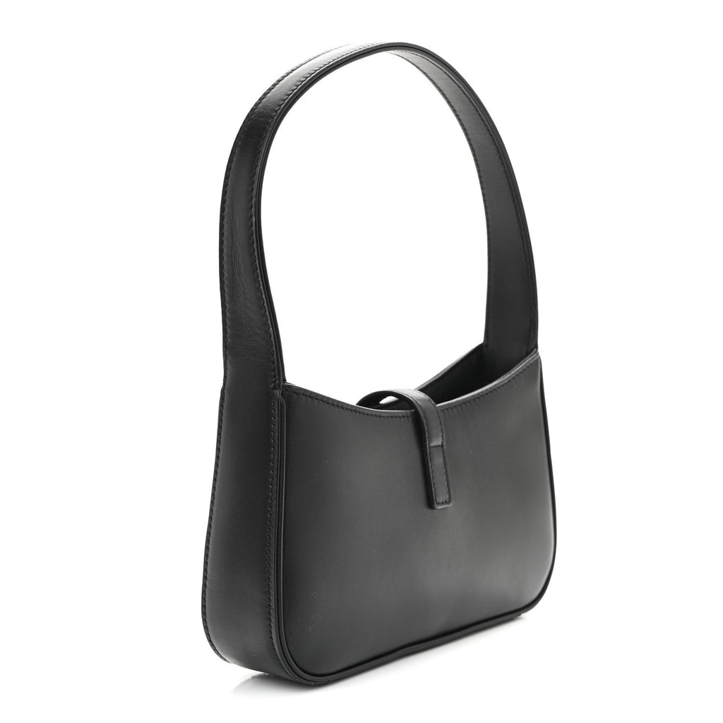 Smooth Calfskin Le 5 A 7 Mini Hobo Black
