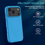 Entronix Bundle Compatible with iPhone 17 Pro Max - Liquid Silicone Case, 2 Clear Screen Protectors & 2 Camera Lens Protectors