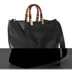 Vitello King Plexiglass Medium Fendi Sunshine Shopper Black