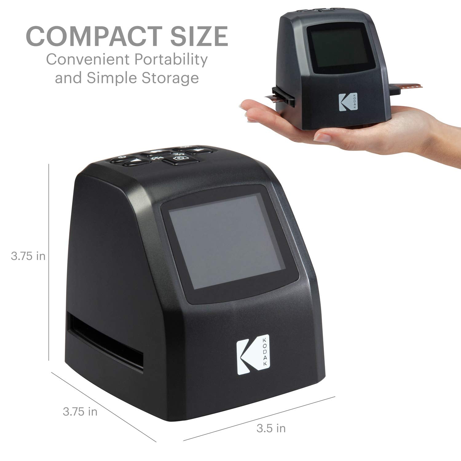 Kodak Mini Digital Film & Slide Scanner, Converts Negatives & Slides to 22 Megapixel JPEG Images