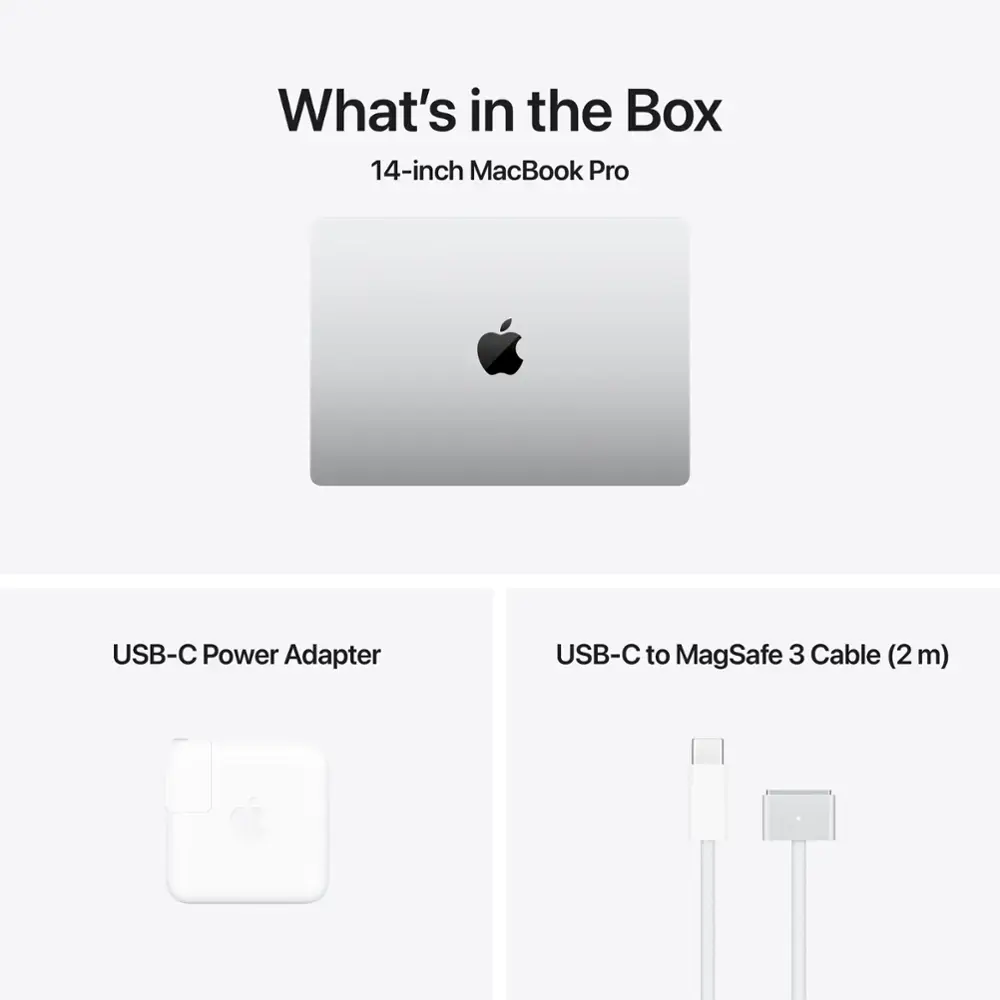 Apple MacBook Pro 14" M4 Max Chip 36GB RAM 1TB SSD Silber MX2G3LL/A Modell 2024