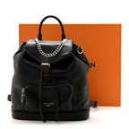 Lambskin Monogram Montsouris Vibe PM Black