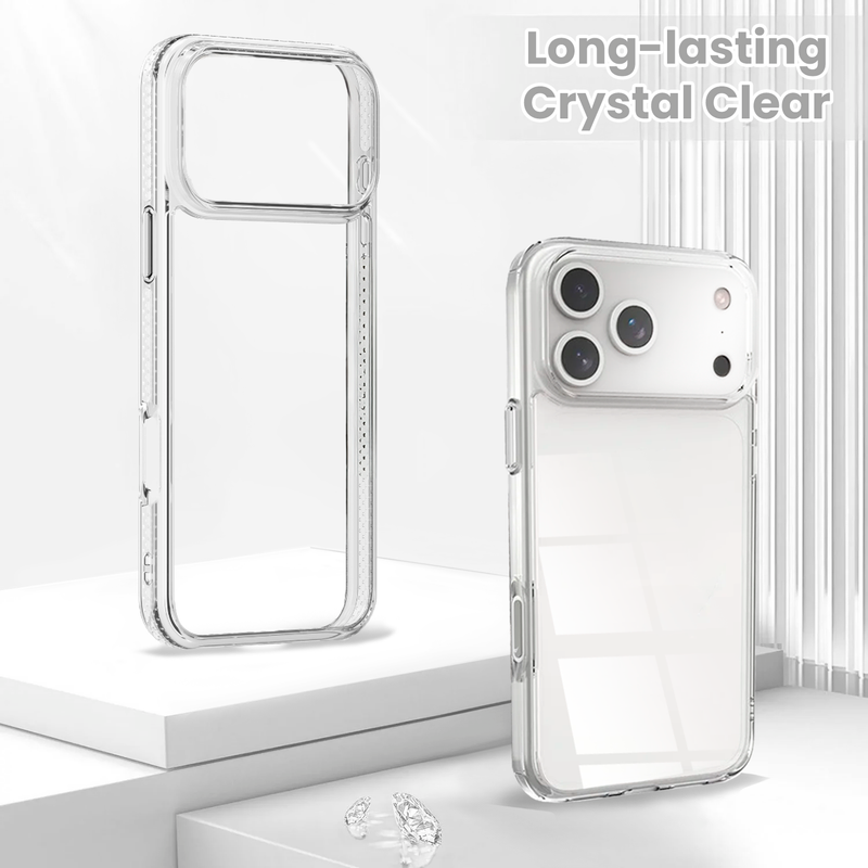 Entronix Case Compatible with iPhone 17 Pro Max - [Flexible] TPU Clear