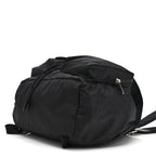 Nylon Monogram Medium Light Single Buckle Backpack Black