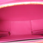 Calfskin CD Signature Oval Crossbody Camera Bag Rani Pink